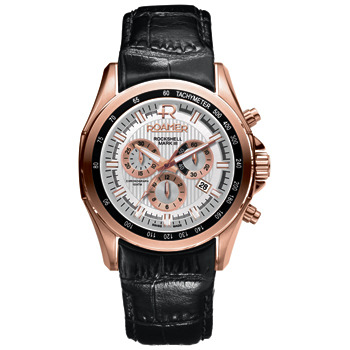 Roamer ROCKSHELL MARK III Gents Chrono, Rosegold