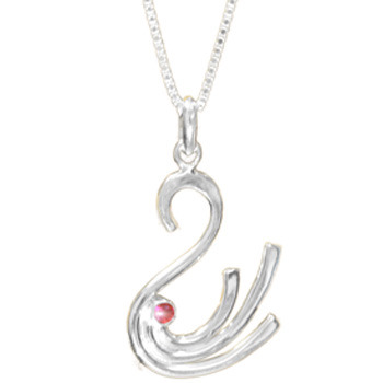 Anne Kaas THE SWAN Pendant with Chain