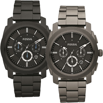 Fossil MACHINE Gents Chronograph, Steel Band