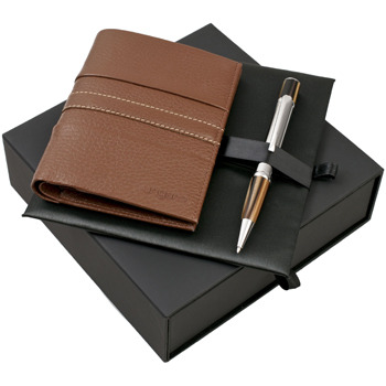 Emanuel Ungaro Wallet and Pen Gift Set