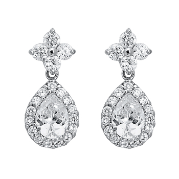 Pica LéLa Crystal Tear Drop Earrings