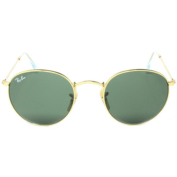 Ray-Ban ROUND METAL RB3447 Retro Sunglasses Green Classic