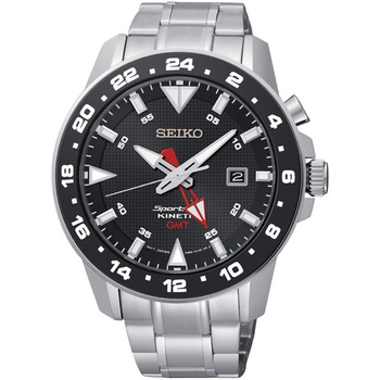 Seiko SUN015P1 Sportura Kinetic GMT Gents Watch