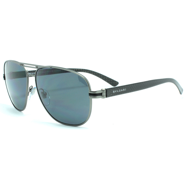 BVLGARI BV5033 Men's Polarised Aviator SunglassesImage