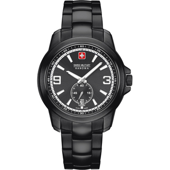 Swiss Military Hanowa CAPTURE Gents Watch, Black Steel