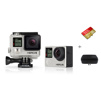 GoPro Bundle: HERO4 Black + Accessory Case + SanDisk 32GB