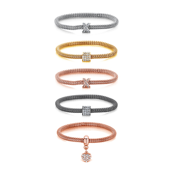 Buckley London SPARKLE Mesh Bracelet Pack of 5