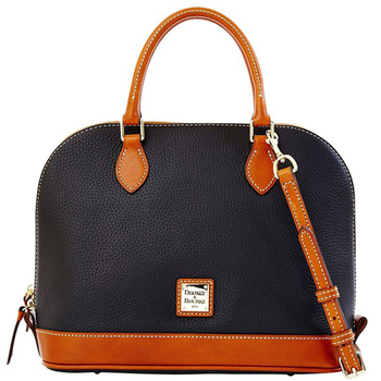 Dooney & Bourke Pebble Grain Zip Zip Satchel