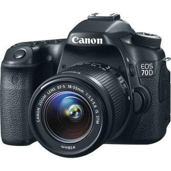 Canon EOS 70D DSLR Camera 18-55 IS Kit