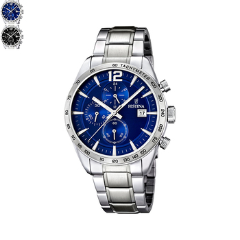 Festina DRESS Gents Chronograph with Steel Bracelet