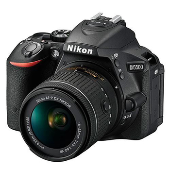 Nikon D5500 DX-Format DSLR Camera w/ AF-P 18-55 VR Lens