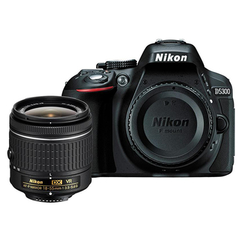 Nikon D5300 DX-Format DSLR Camera w/ AF-P 18-55 VR Lens